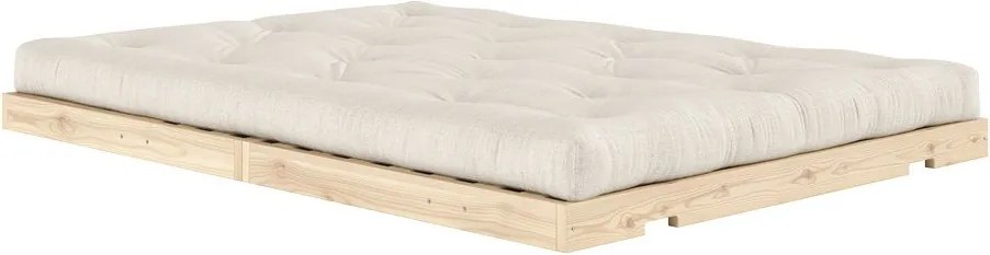 Divano beige allungabile con rivestimento in lino 145 cm Flip – Karup Design