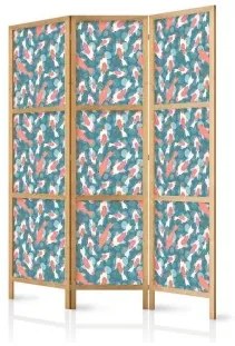 Paravento giapponese Pesci acquerello 3 ante 135x172