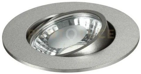 Incasso led orione nikel tondo 7w 650lm 4000k 8,7x5,7cm
