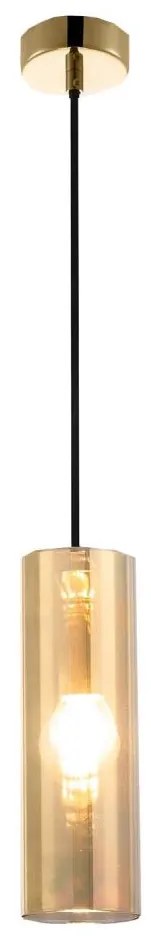 Maytoni P011PL-01G - Lampadario a sospensione con filo GIOIA 1xE14/40W/230V oro