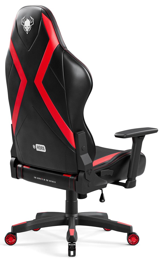 Sedia da gaming Diablo X-Horn 2.0 King Size: nero-rosso