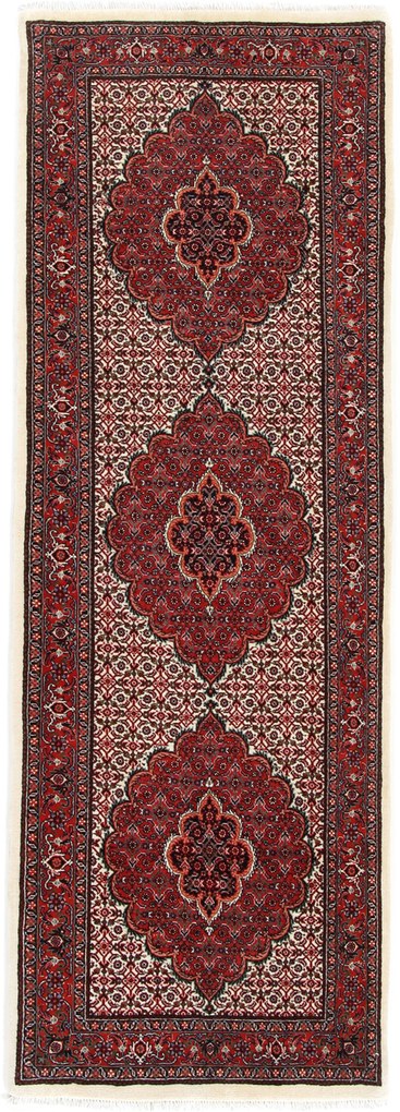 Bidjar Tappeto 220x80 (Iran) Annodato A Mano