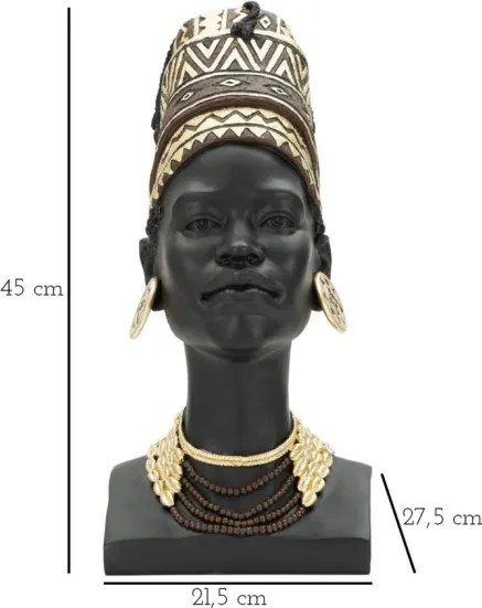 Donna Masai Turbante Cm 21,5X27,5X45