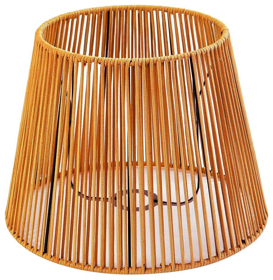Paralume da esterno con corda arancione IP54 40/28/30 - Jayla