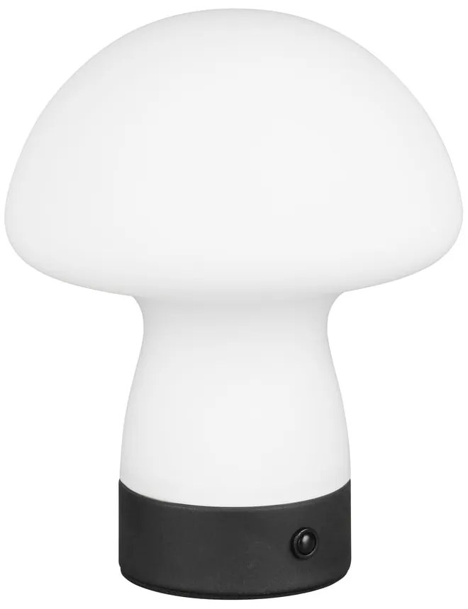 Lampada da tavolo LED bianco opaco con paralume in vetro (altezza totale 18 cm) Dooley – Trio