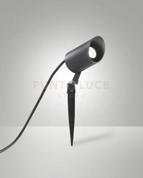Tuc picchetto da giardino grigio scuro led 7w 3000k 640lm ip65