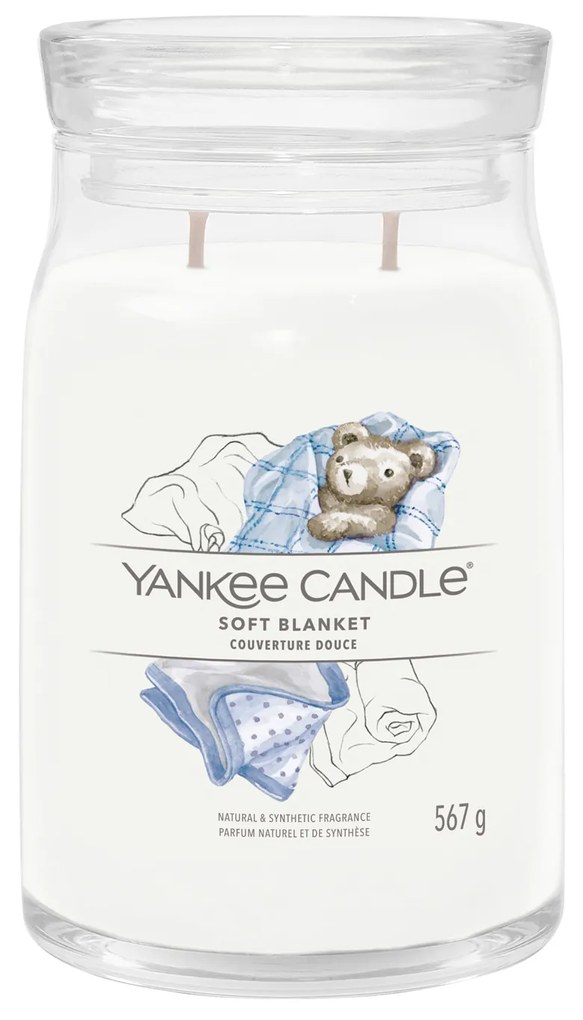 Soft Blanket, candela in giara grande Yankee Candle