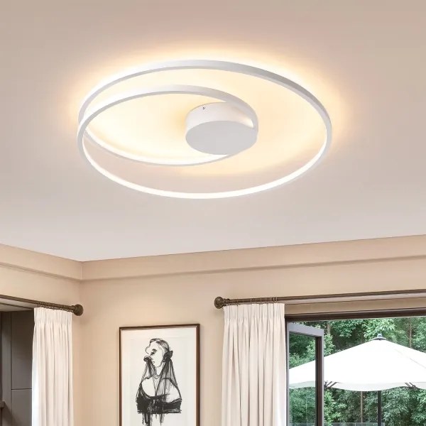 Brilagi- Lampada da soffitto LED dimmerabile TWISTER LED/75W/230V Ø 70 cm bianco + telecomando