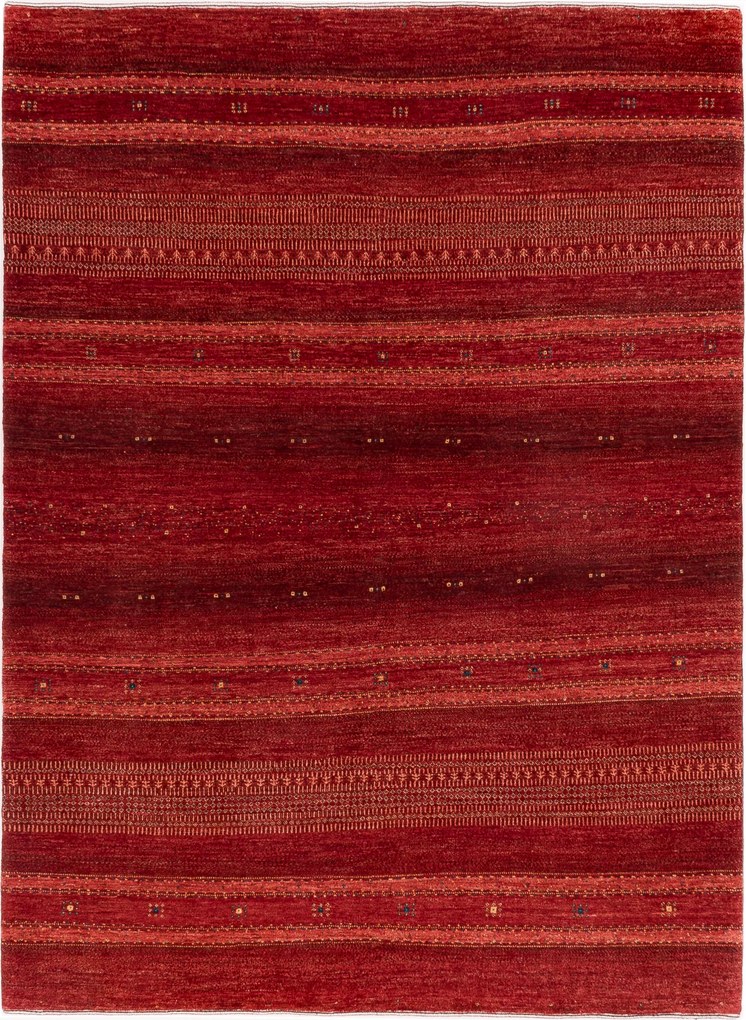 Loribaft Tappeto 230 x 170 Rosso (Iran) Annodato A Mano