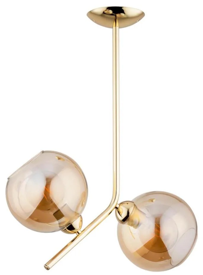 Lampadario a stelo LALEN 2xE27/60W/230V beige