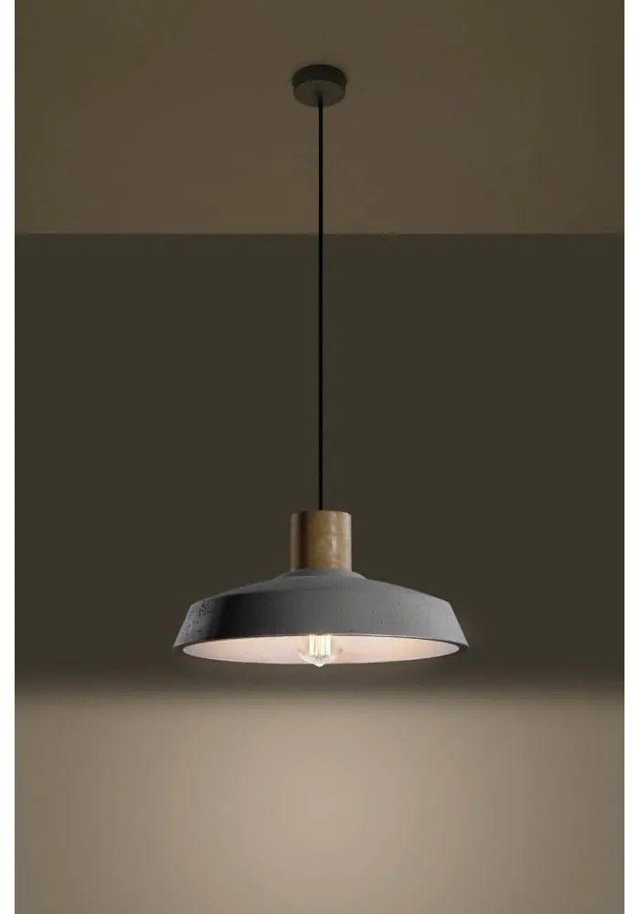 Lampadario a sospensione in Cemento Bianco AFRA E27 da interno Colore del corpo Cemento
