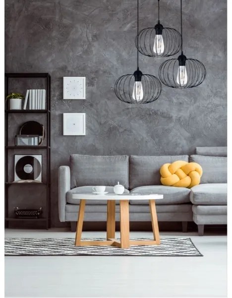 Lampadario a plafone BOCCA 3xE27/60W/230V