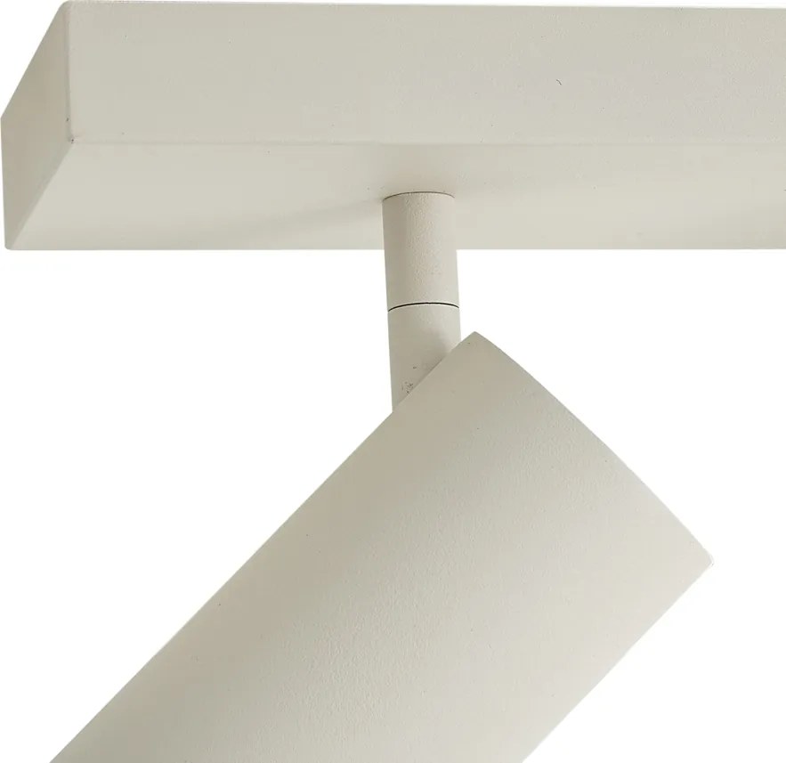 Plafoniera moderna beige 100 cm 6 luci regolabile - Renna