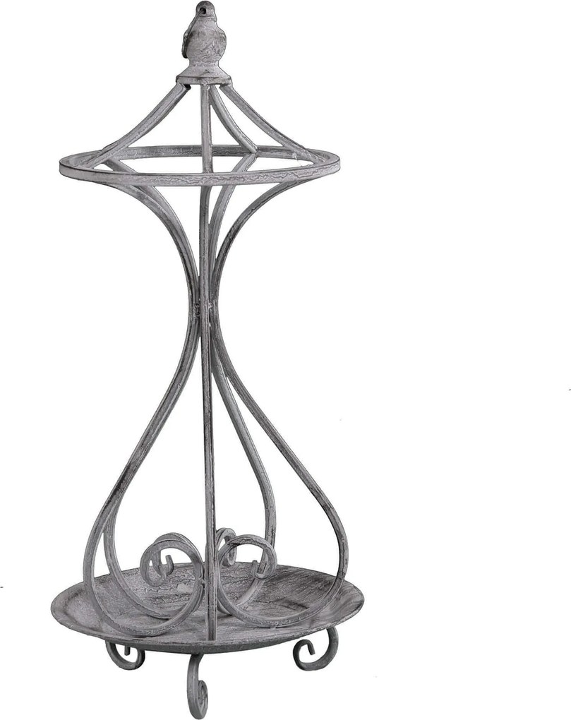 DORIAN - portaombrelli bianco ossidato