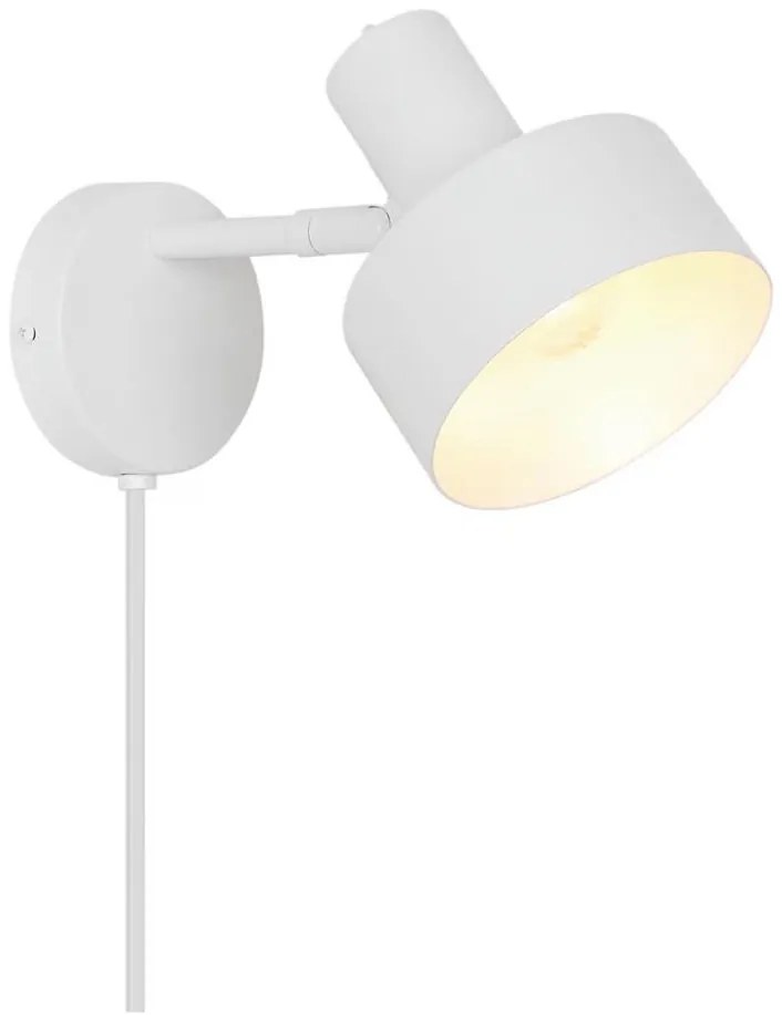 Nordlux - Applique da parete MATIS 1xE27/15W/230V bianca