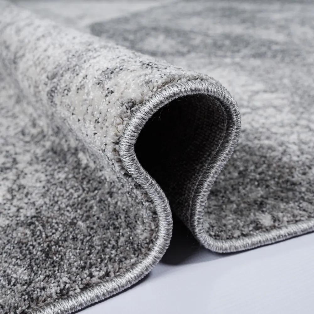 Tappeto grigio moderno per soggioro con motivo a rombi Larghezza: 240 cm | Lunghezza: 330 cm