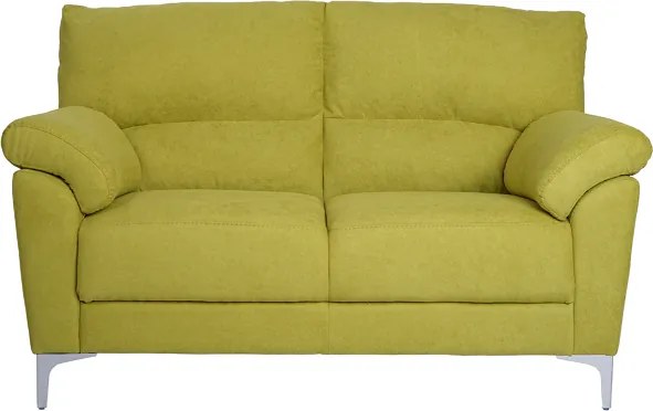 Divano in tessuto a 2 posti 146 cm braccioli imbottito GIADA Verde