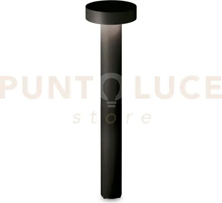 Tesla paletto ip44 4 luci attacco g9 80cm luce verso il basso nero
