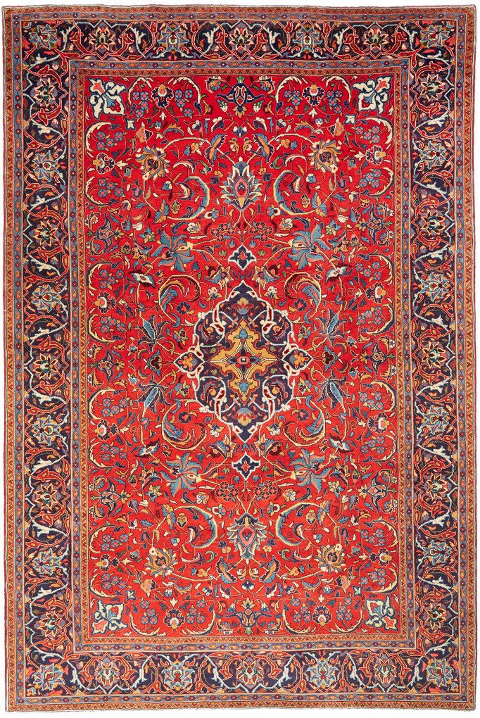 Sarouk Tappeto persiano 310x210 Rosso (Iran) Annodato A Mano