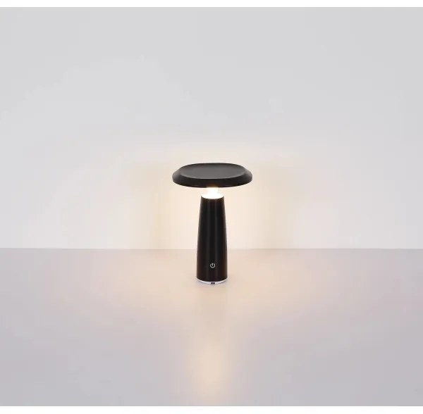 Globo 21022 - LED Lampada da tavolo ricaricabile dimmerabile BOWIE LED/1,2W/3,7V 1500mAh 3000K