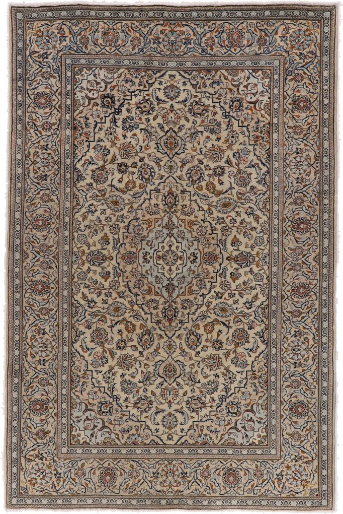 Kashan Tappeto 300 x 200 (Iran) Annodato A Mano
