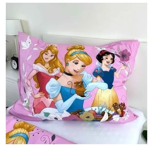 Biancheria da letto per bambini in cotone per letto singolo 140x200 cm Princess - Jerry Fabrics