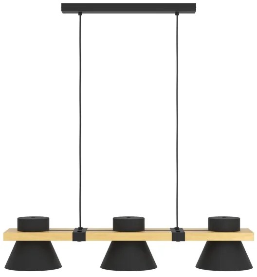 Eglo 43956 - Lampadario a sospensione con filo MACCLES 3xE27/15W/230V