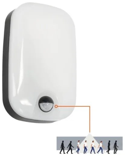 Lampada da parete LED esterna con sensore BAVANO LED/15W/230V 3000/4000/5700K IP