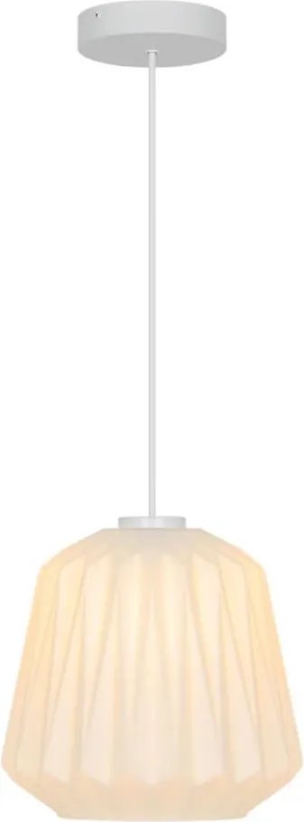 Nordlux - Lampadario a sospensione con cavo ELBIE 1xE27/15W/230V Ø 24 cm bianco