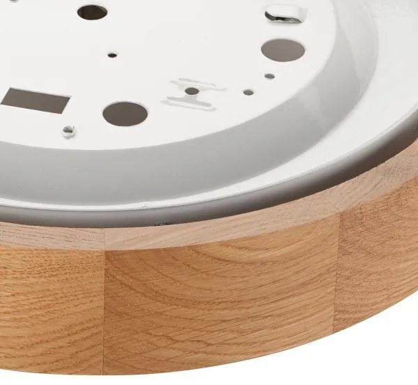 Brilagi - Lampada LED da soffitto CARVALHO SLIM 1xE27/60W/230V rovere Ø27 cm