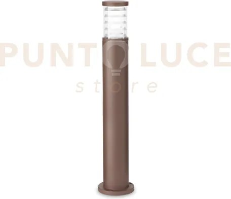 Tronco paletto 1 luce attacco e27 h.80,5cm ip65 coffee
