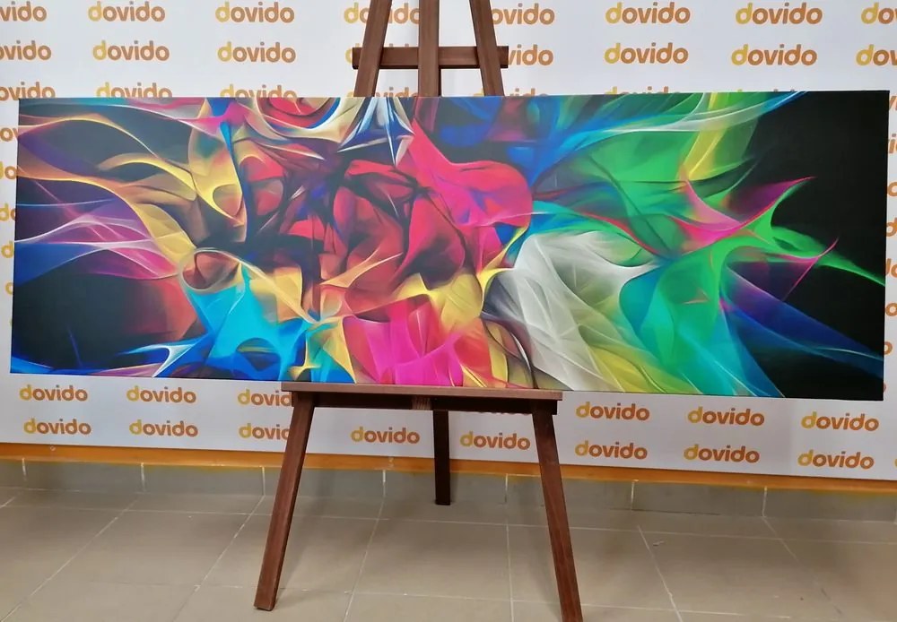 Stampa su tela – Caos astratto colorato