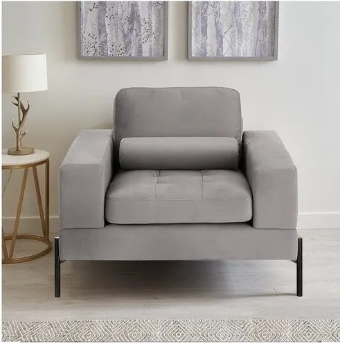 Poltrona grigio chiaro Versailles – Ropez