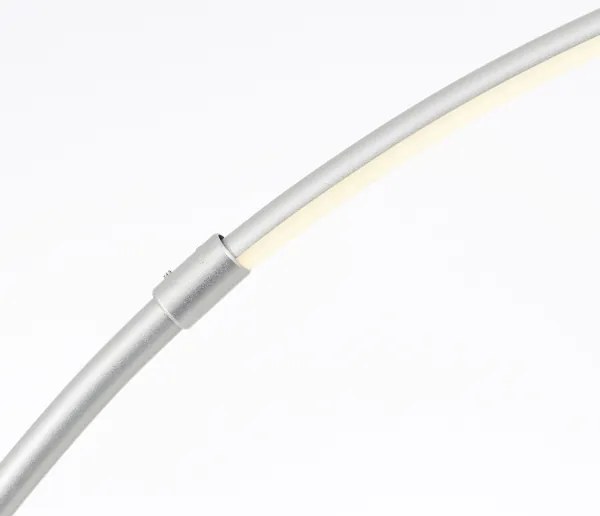Brilliant - Lampada da terra touch dimmerabile a LED BOW LED/14W/230V cromo
