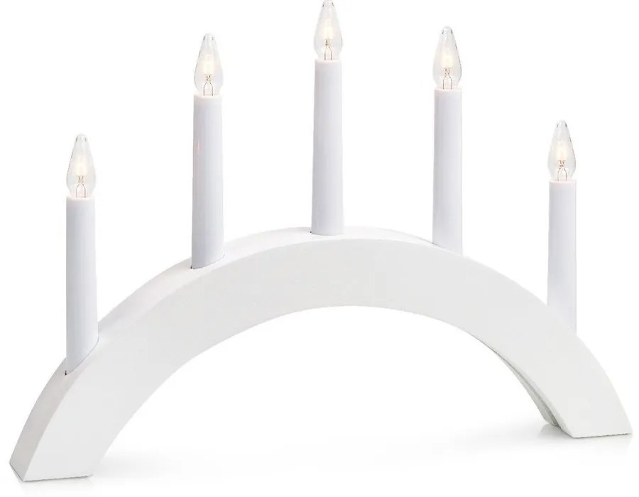 Decorazione luminosa bianca con motivo natalizio Atle - Markslöjd