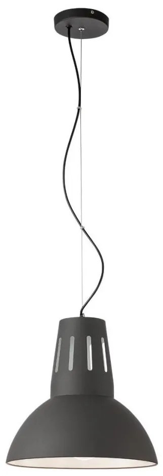 Redo 01-1281 - Lampadario a sospensione con cavo PEEP 1xE27/42W/230V Ø 34,5 cm nero