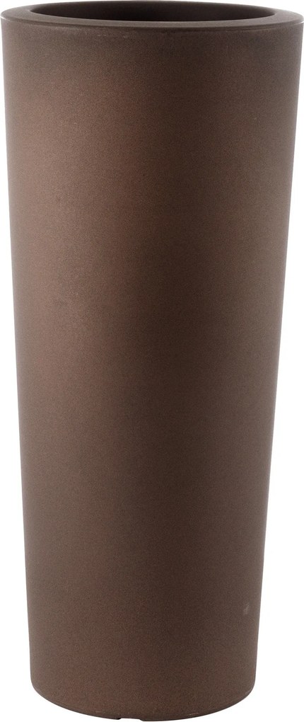 Vaso Ø30x68 cm in Polietilene Tulli Schio Cono Essential 70 Bronzo...