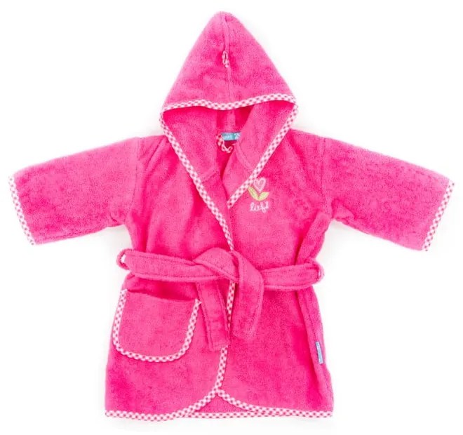 Accappatoio rosa per bambini - Tiseco Home Studio