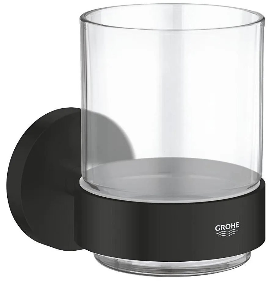 GROHE 411942430 - Bicchiere con portabicchiere START nero