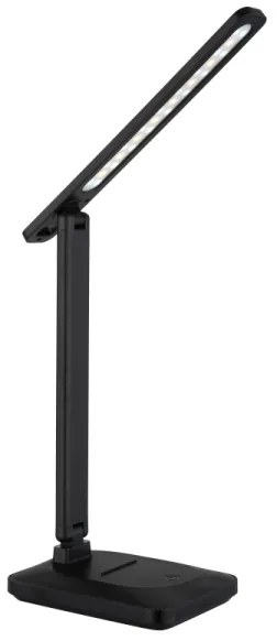 Globo 58481S - Lampada da tavolo LED LORNA dimmerabile touch 3W 5V 1800mAh nera