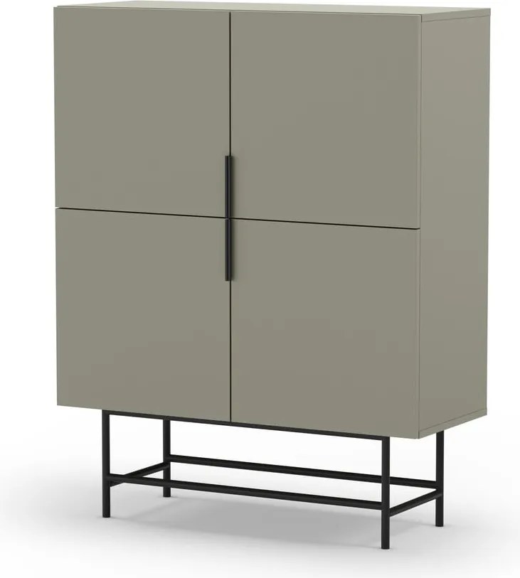 Mobile verde-grigio 100x128 cm Eldia - Marckeric