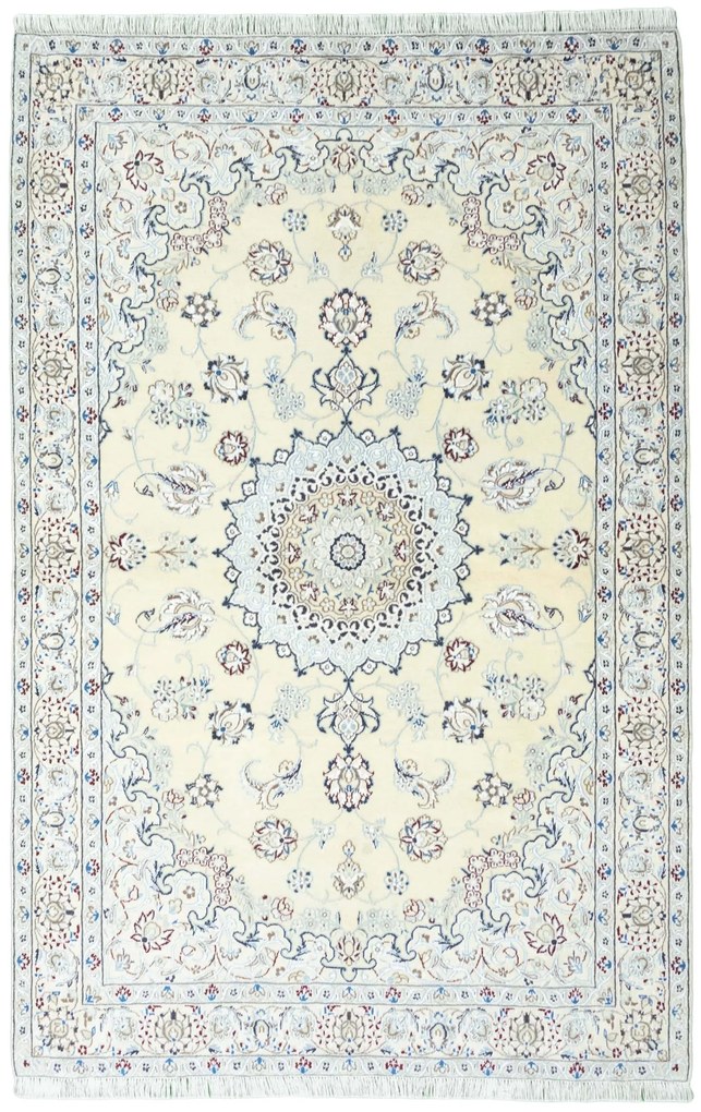 Nain Tappeto persiano 140x210 Beige (Iran) Annodato A Mano
