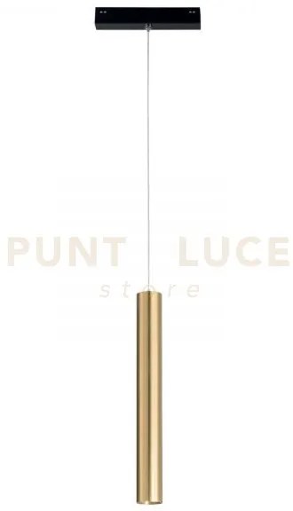 Sospensione davinci tubo oro led 48v 3w 300lm 4000k 30x16,1x3,5cm