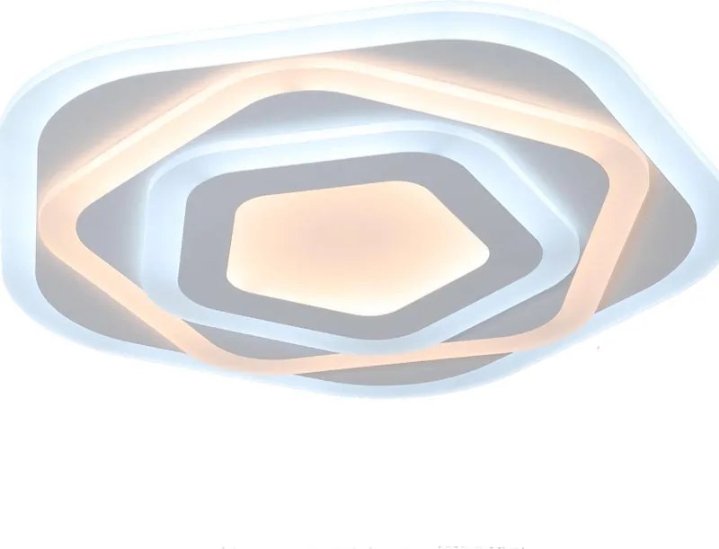 Plafoniera LED Sarah Ø 50 cm bianco IP20 bianco naturale