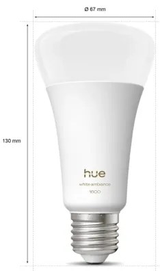 Lampadina LED dimmerabile Philips Hue WHITE AMBIANCE E27/11,8W/230V 1000-20000K