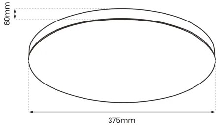 Plafoniera LED da bagno SLIMI LED/24W/230V IP40 nero
