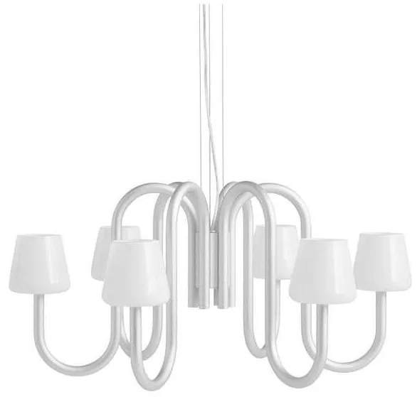 HAY - Apollo 745 Lampadario Alu/White Opal HAY