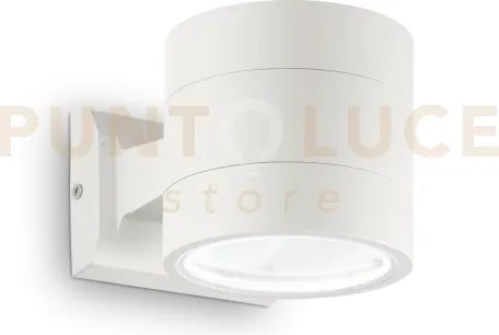 Snif round applique per esterni ip54 doppia emissione in alluminio ...