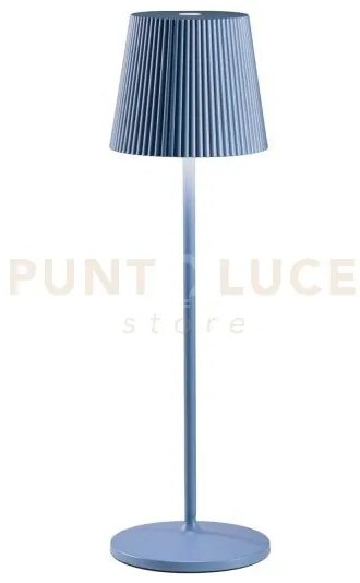 Gls054-  lampada ricaricabile a batteria blu a led 3000k 240lm 3w