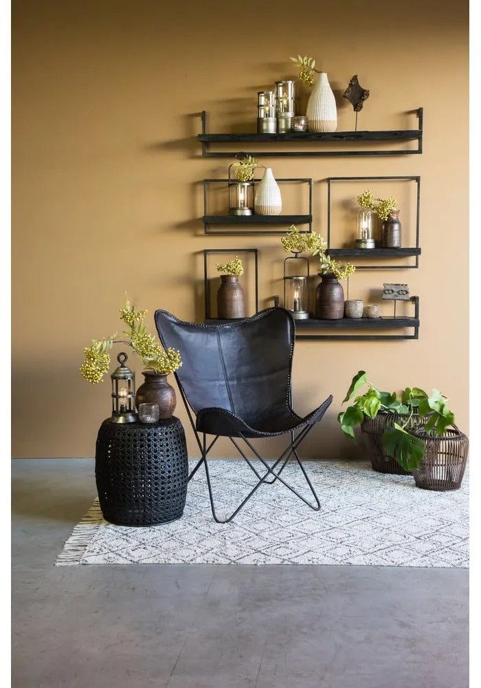 Scaffale in legno di abete nero opaco Maddison - Light &amp; Living